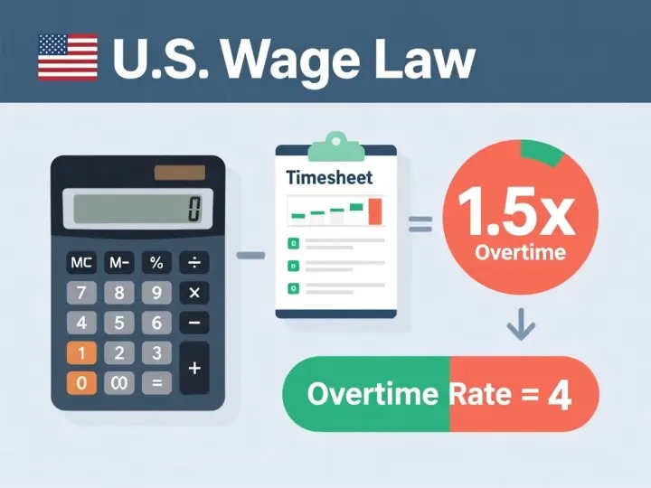 How to calculate overtime pay under the Fair Labor Standards Act