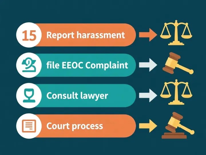 Steps to file a sexual harassment claim