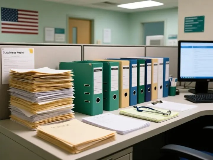 Medical records, hospital files, and doctor notes