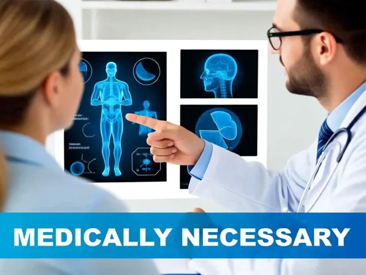 Doctor explaining treatment necessity to patient