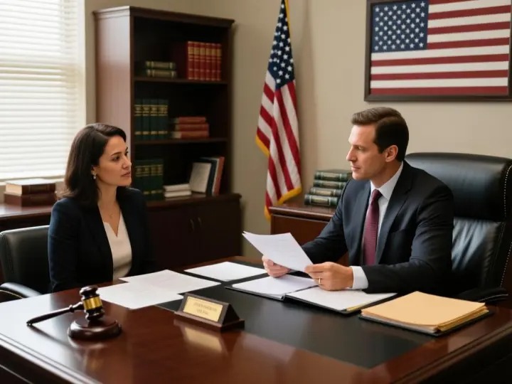 Parents consulting child injury lawyer