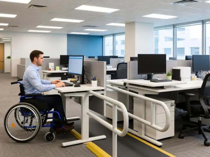 Reasonable accommodation for disabled employee at work