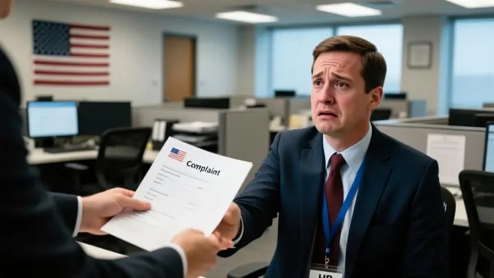 Employee filing retaliation complaint against employer in USA workplace