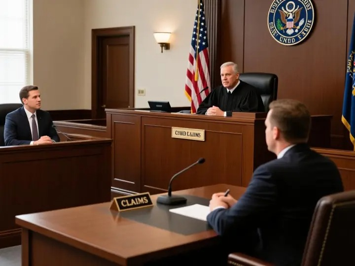 Small claims court hearing process USA